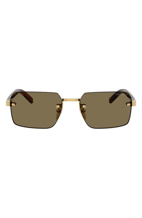 55mm Rectangular Sunglasses