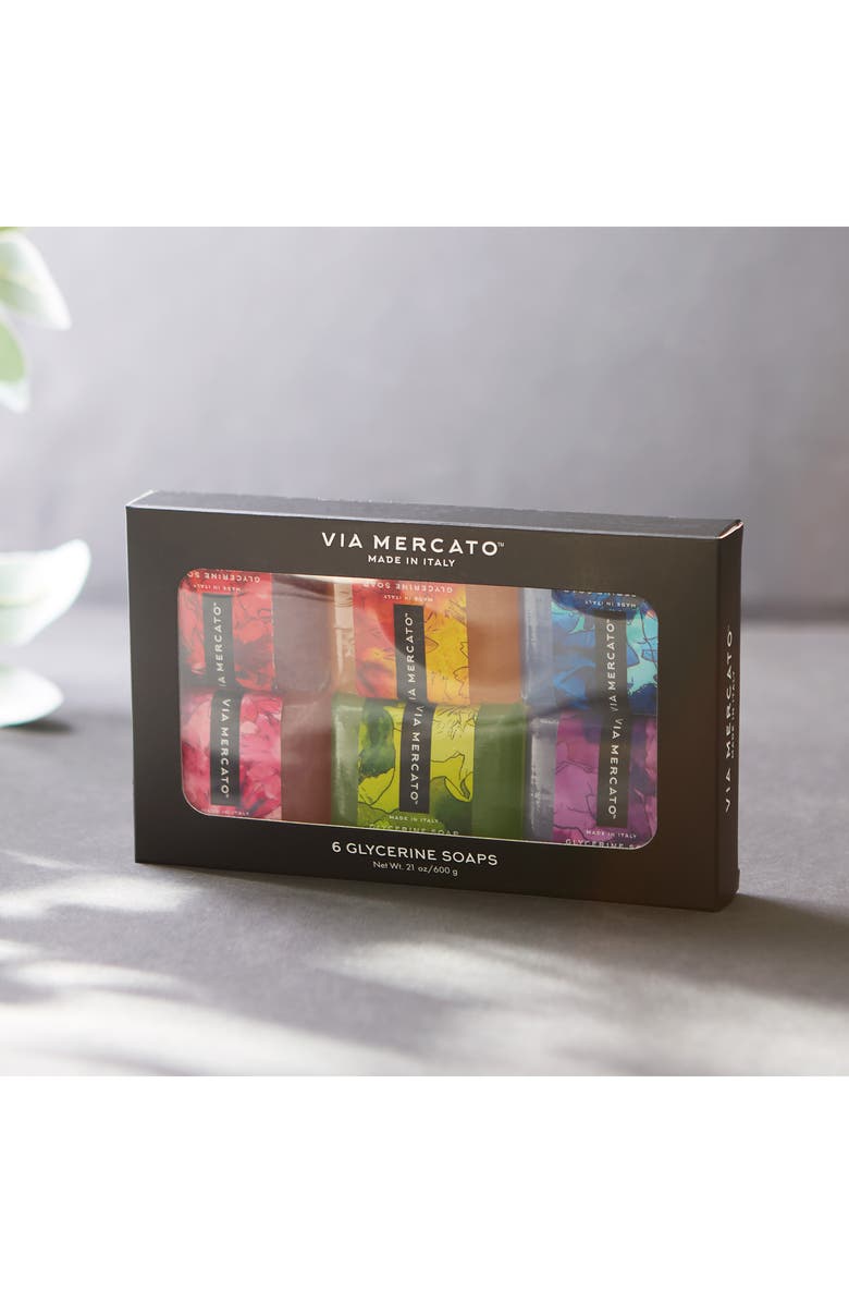 VIA MERCATO Set of 6 Assorted Soaps, Alternate, color, Multi