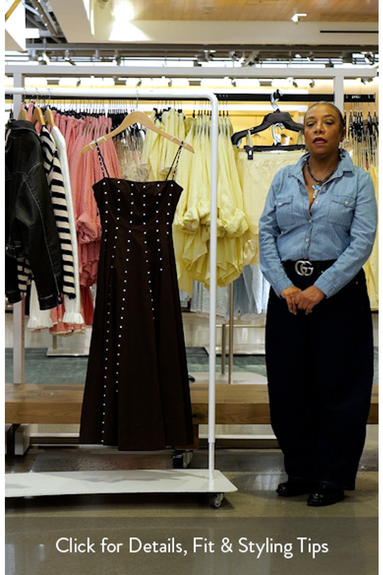 Wylie Stud Sleeveless Maxi Dress video