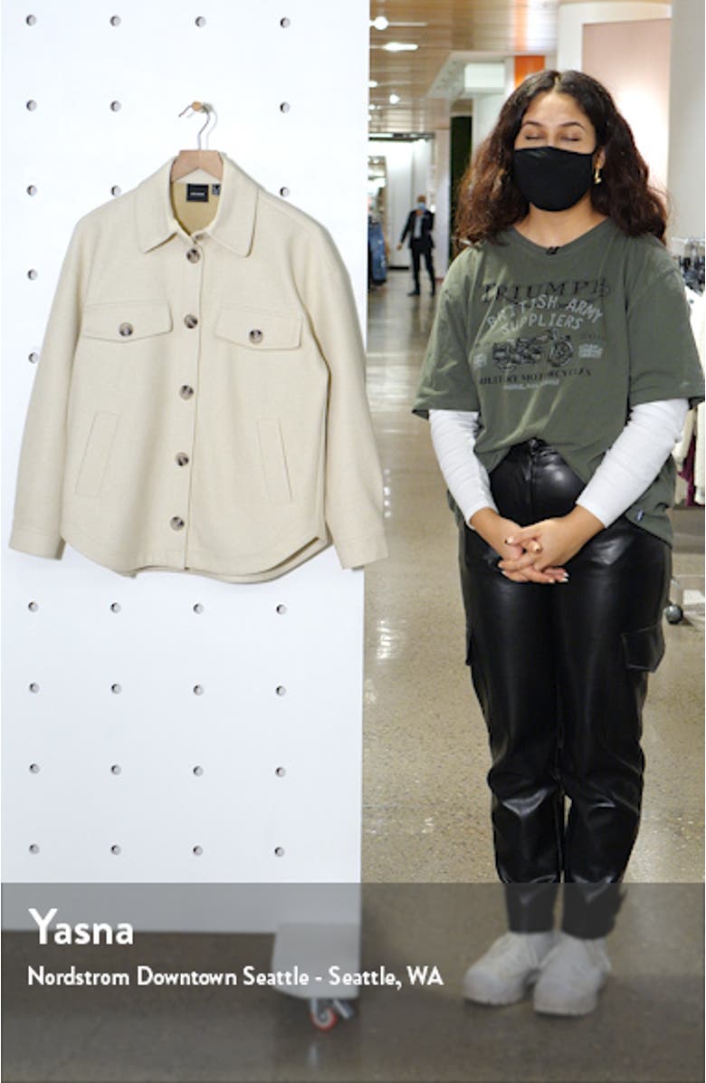 Neally Fleece Shirt Jacket, sales video thumbnail