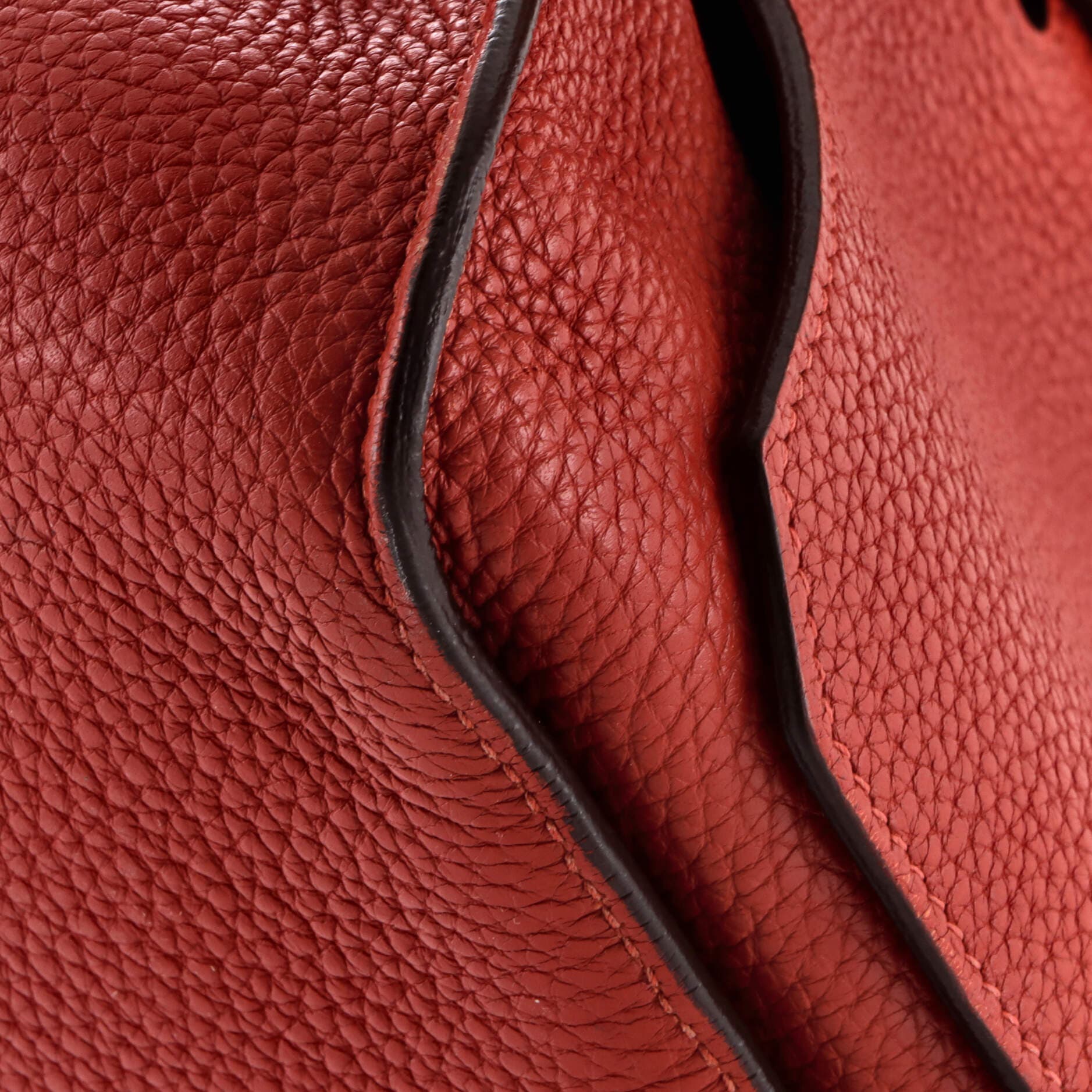 Pre-Owned Hermes Jypsiere Bag Clemence 34, Alternate, color, Brique