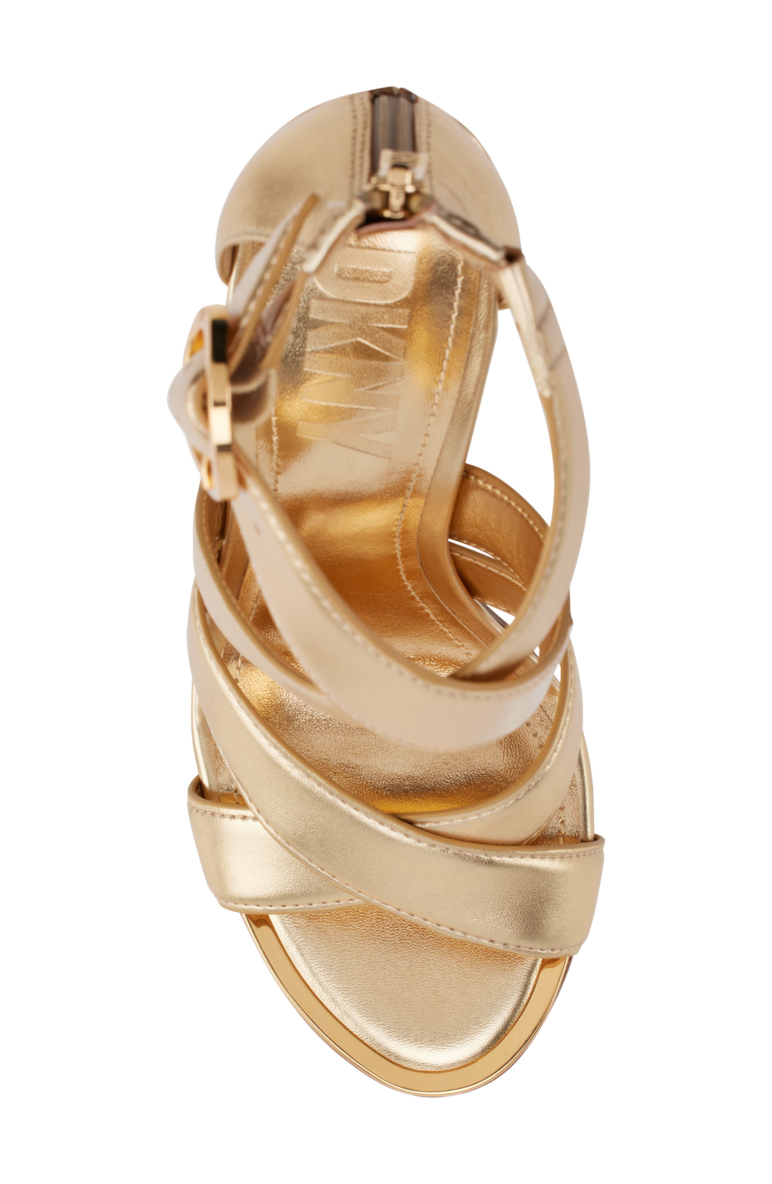 DKNY Emelen Sandal, Alternate, color, Gold