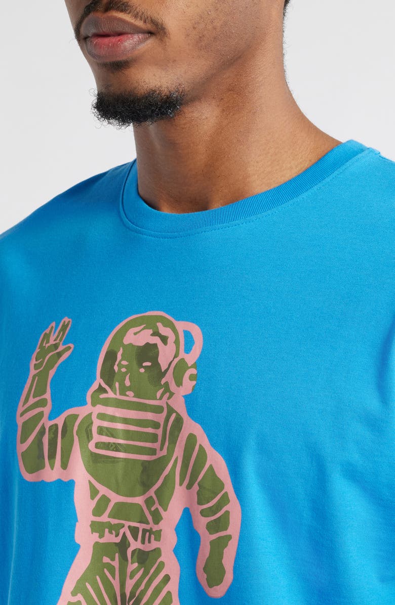 Billionaire Boys Club Astronaut Diamond Dollar Cotton Graphic T-Shirt, Alternate, color, French Blue