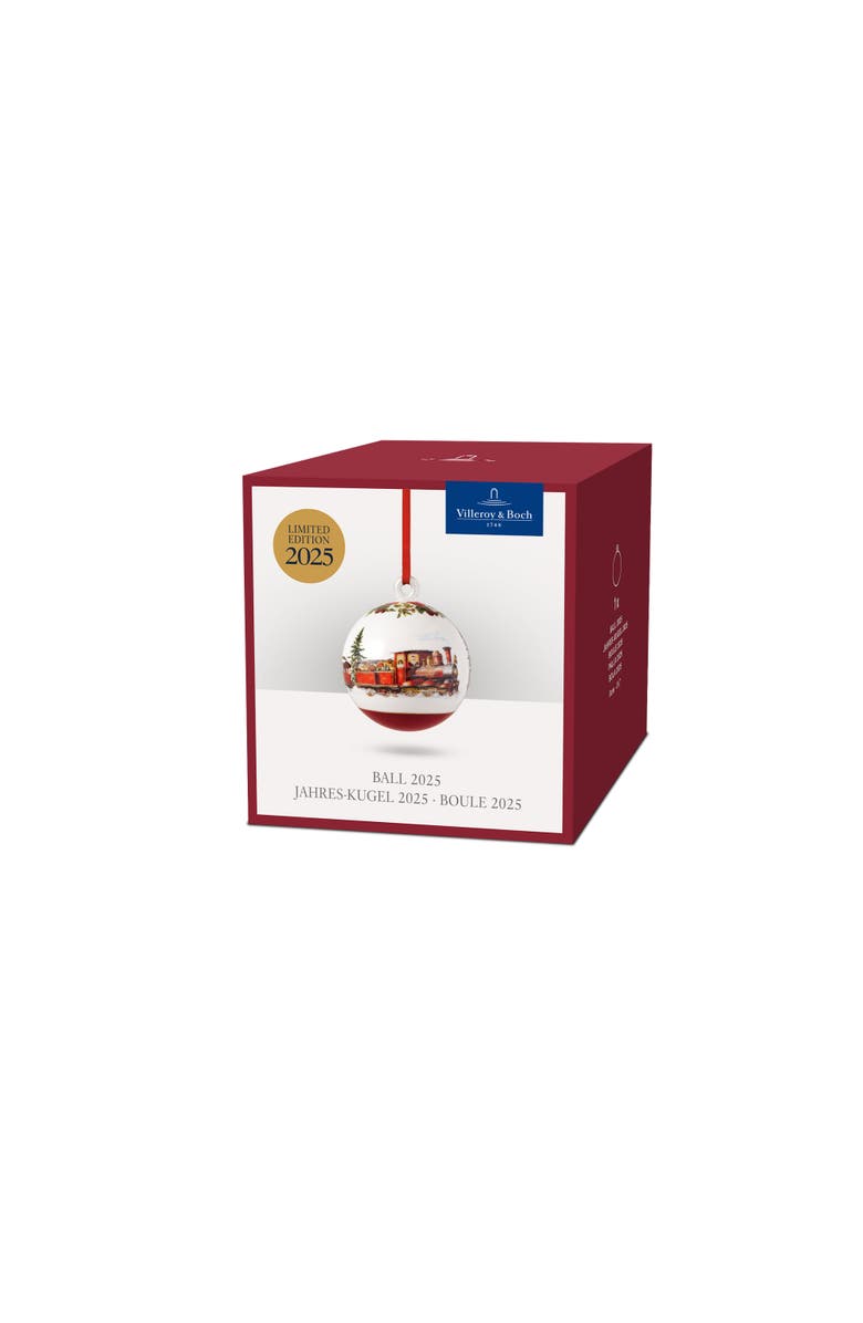 Villeroy & Boch Annual Christmas Edition Ball Ornament 2025, Alternate, color, Multi