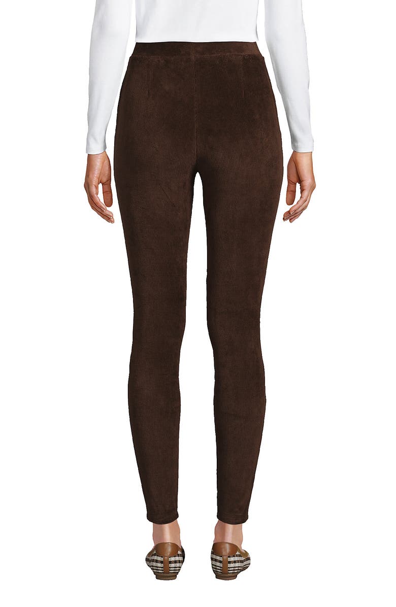 Lands' End Sport Knit High Rise Corduroy Leggings, Alternate, color, 