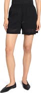 Theory Wool Blend Drawsting Shorts