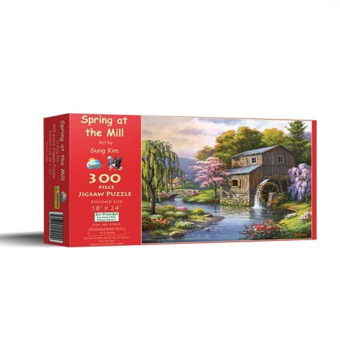 Spring at the Mill 300 piece Jigsaw Puzzle for Adults