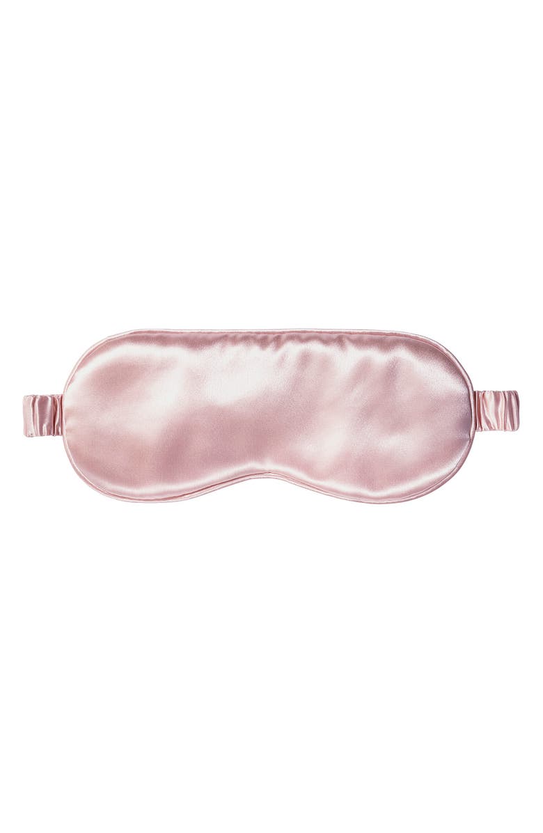 slip Black Pure Silk Sleep Mask, Main, color, 