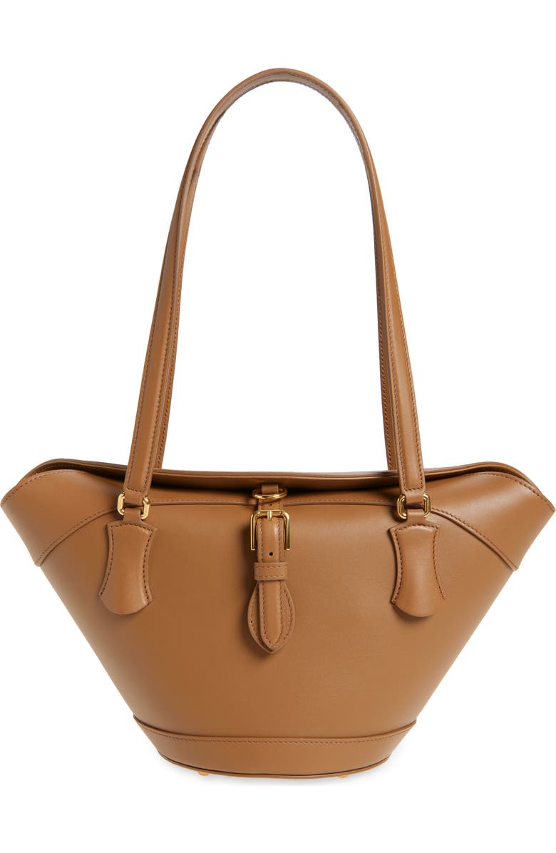 Dolce&Gabbana Capri Leather Tote, Main, color, 8Z093 Caramello