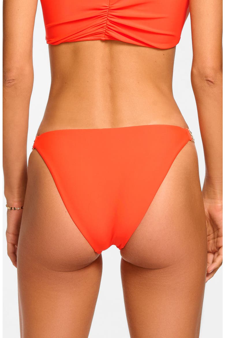 Andrea Bikini Bottoms, Alternate, color, VIVID ORANGE