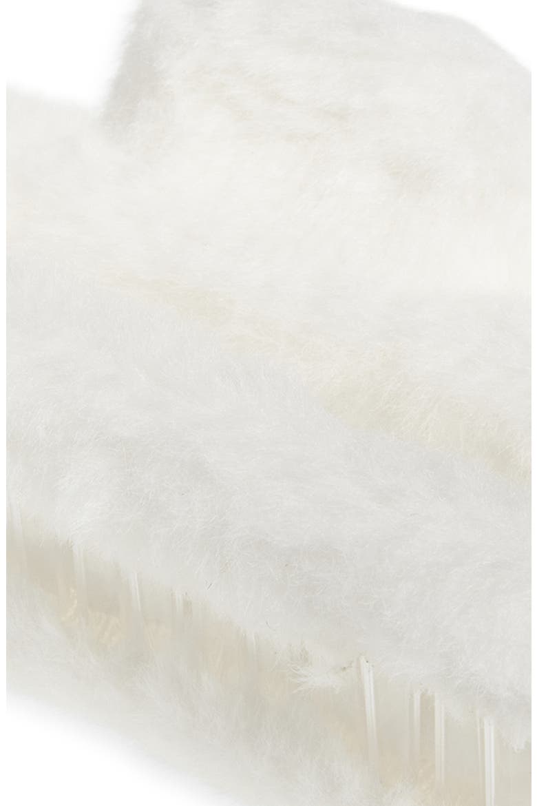 Faux Fur Jaw Clip, Alternate, color, IVORY