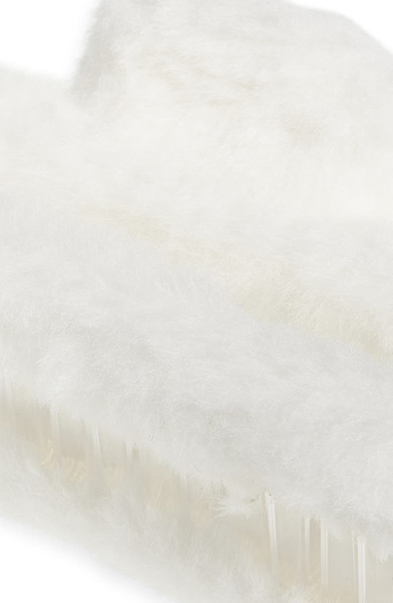 Tasha Faux Fur Jaw Clip, Alternate, color, Ivory