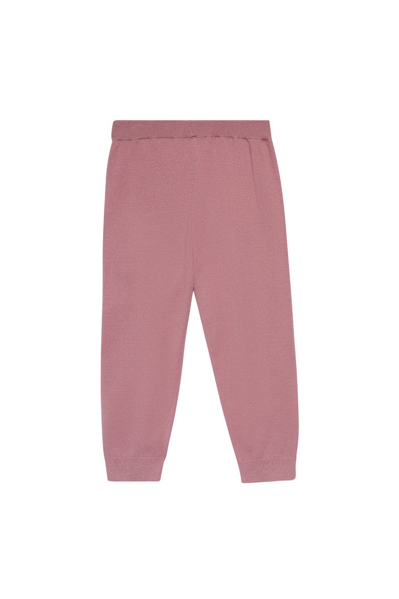Sweater Knit Hoodie & Pant Set, Alternate, color, Rose