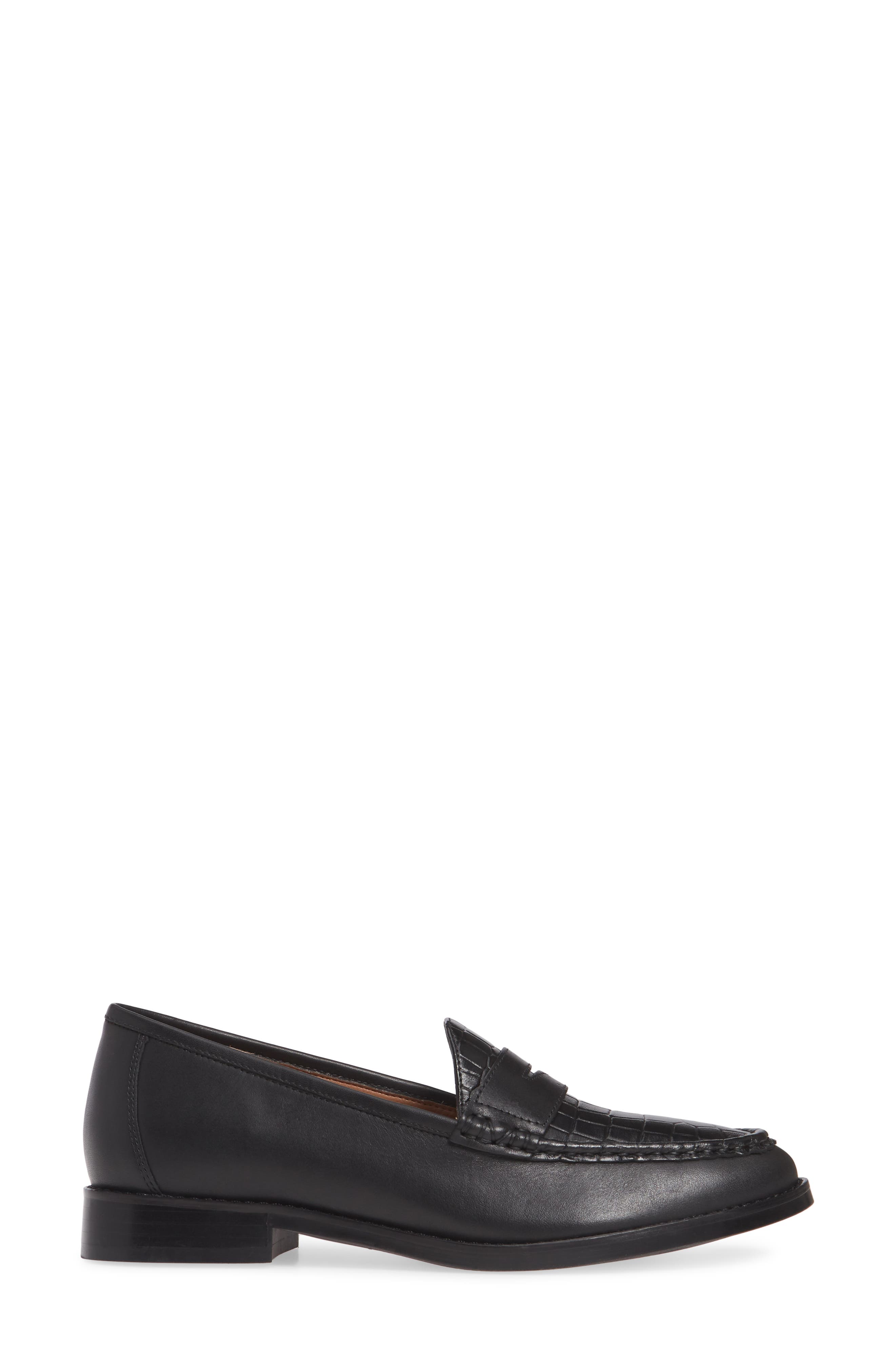 Waverly Loafer, Alternate, color, BLACK SNAKE PRINT