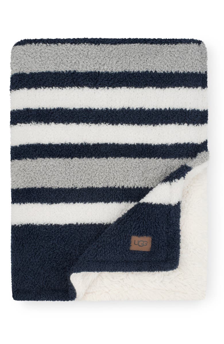 UGG<sup>®</sup> Ana Stripe Throw Blanket, Main, color, 