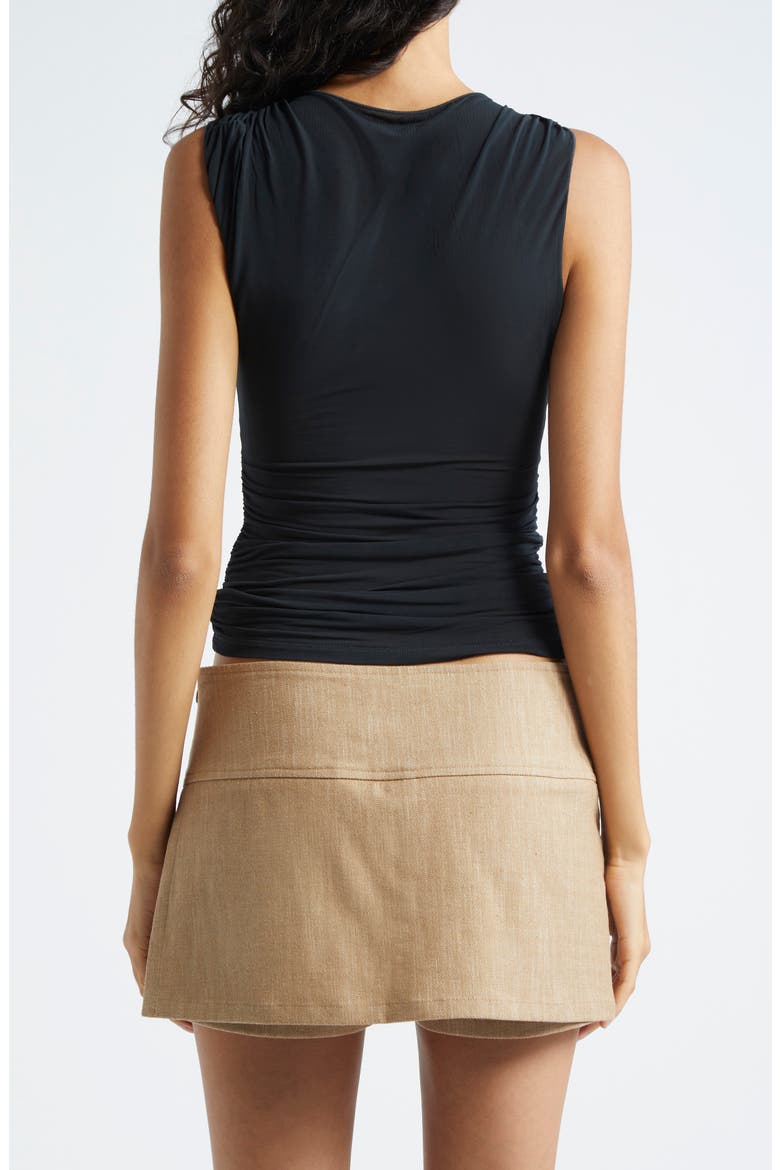 Paloma Wool Mushka Crossover Neck Mesh Top (Women) | Nordstrom