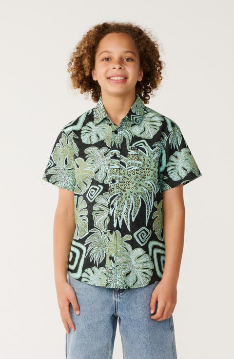 Kids' Barrel Killa Short Sleeve Button-Up Shirt