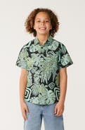 Rip Curl Kids' Barrel Killa Short Sleeve Button-Up Shirt