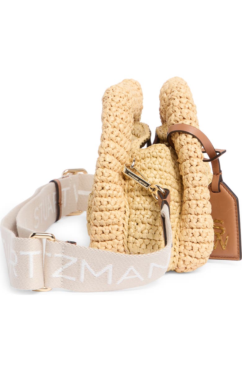 Stuart Weitzman The Moda Mini Crochet Tote, Alternate, color,