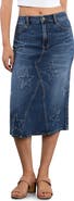 HINT OF BLU Star Denim Skirt