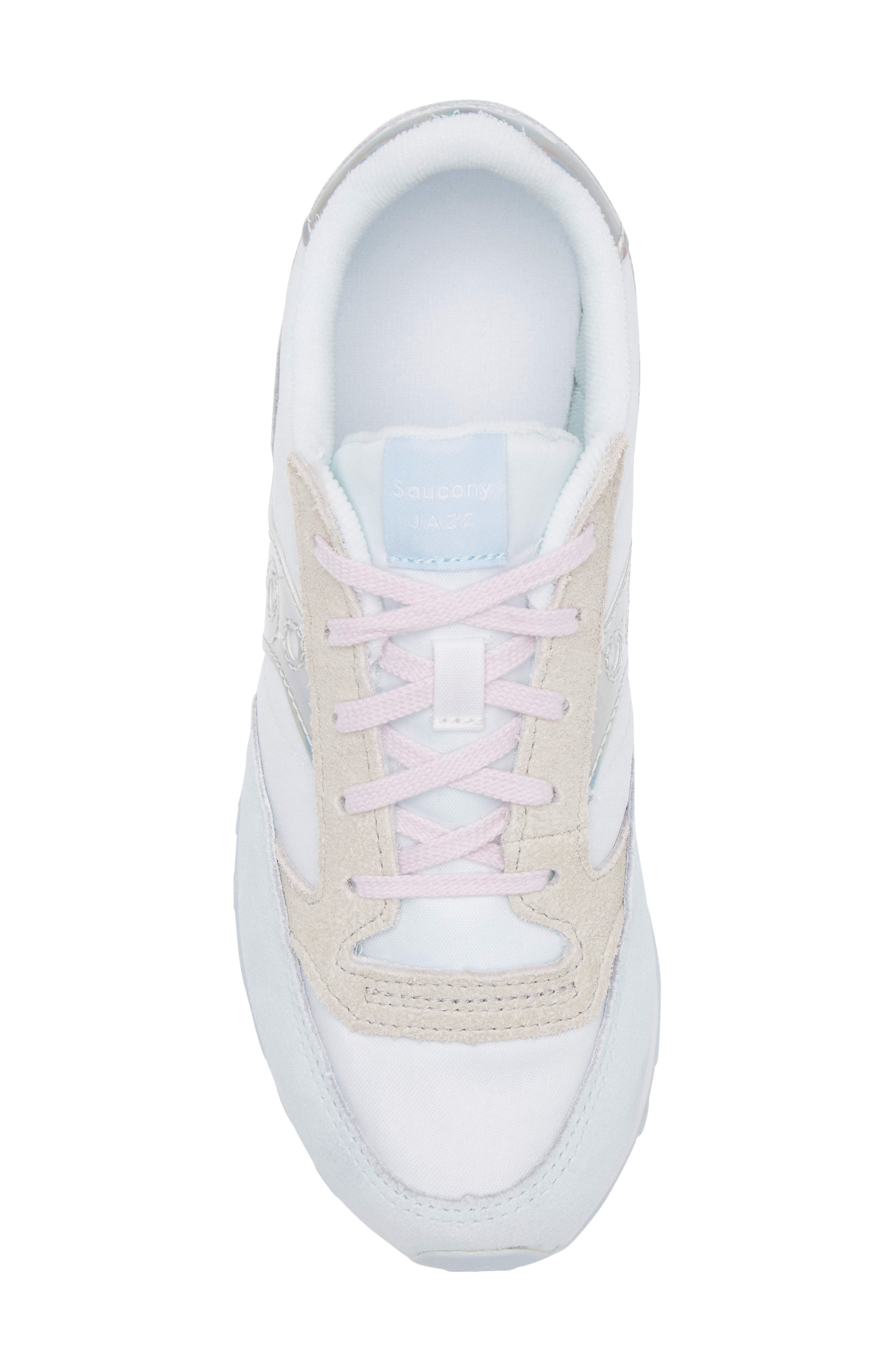 Saucony Kids' Jazz Original Sneaker, Alternate, color, White/ Blue