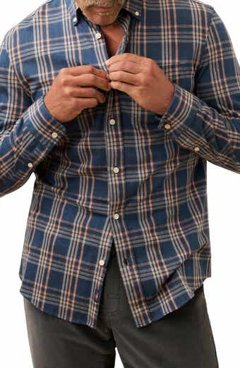 Faherty Coastline Knit Button-Down Shirt