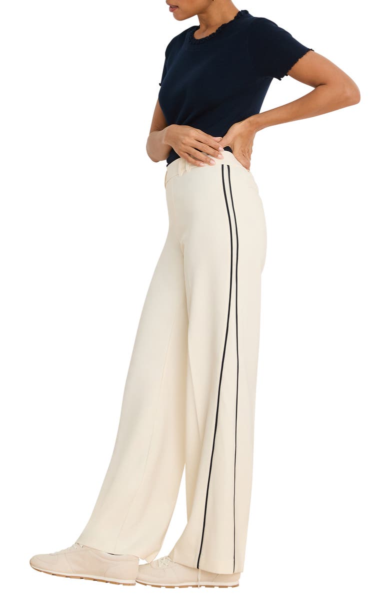 NIC+ZOE Flared Wide Leg Pants, Alternate, color, Classic Cream