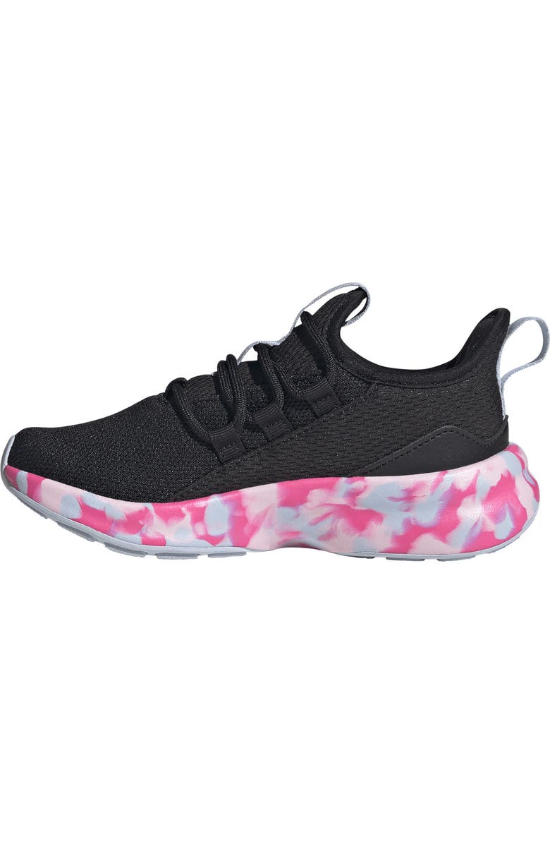 adidas Kids' Lite Racer Adapt 8.0 Sneaker, Alternate, color, Black/ Crystal Sky/ Shock Pink