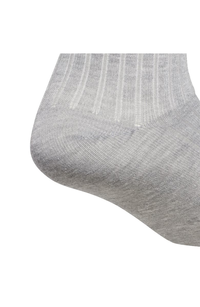 adidas Gender Inclusive Originals Assorted 2-Pack Crew Socks, Alternate, color, Heather Grey/ White/ Pink