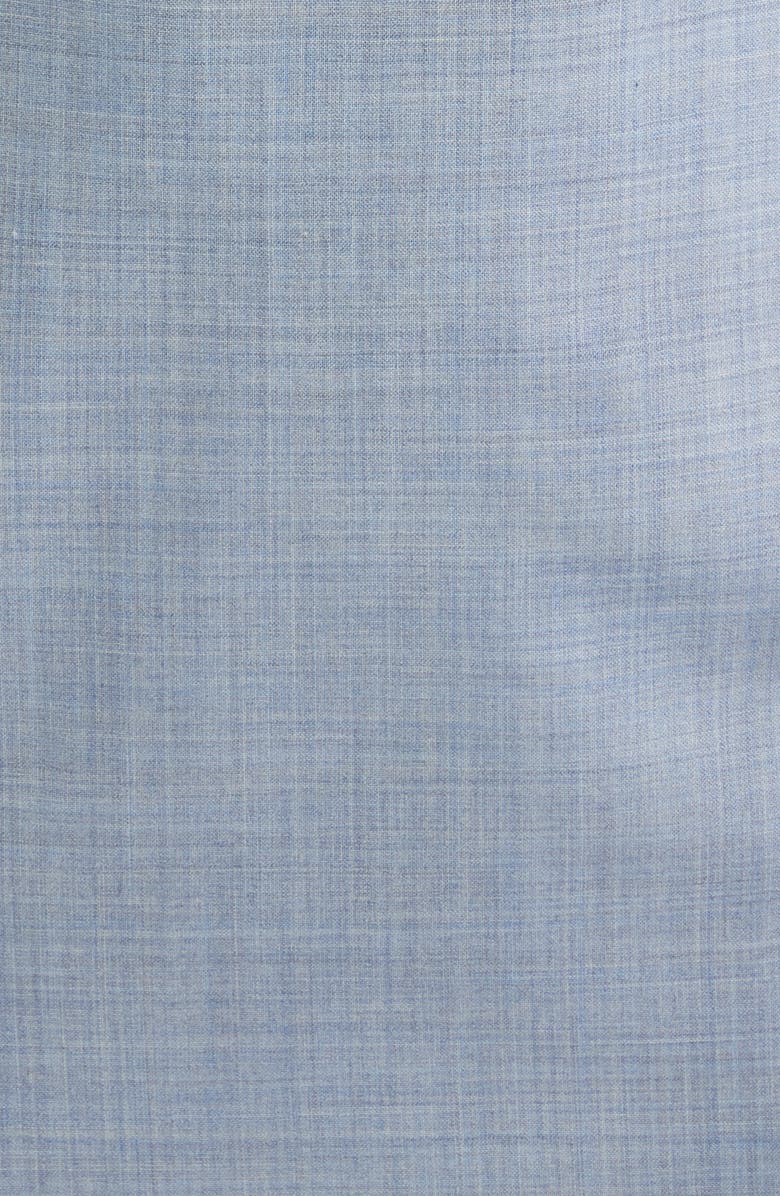 BOSS Dunera Virgin Wool Sheath Dress, Alternate, color, Pale Lagoon