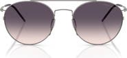 ARMANI 53mm Round Sunglasses