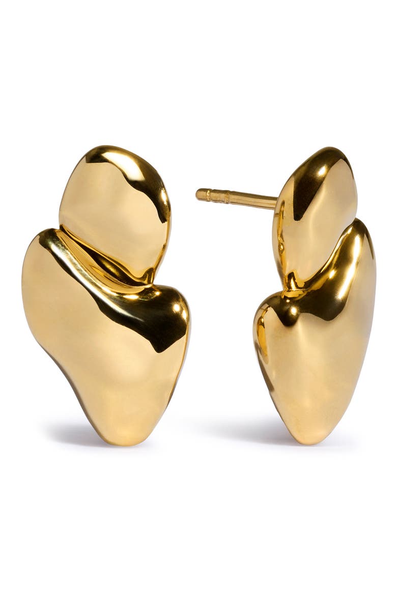 Odyssey Stud Earrings, Main, color, 18K GOLD VERMEIL