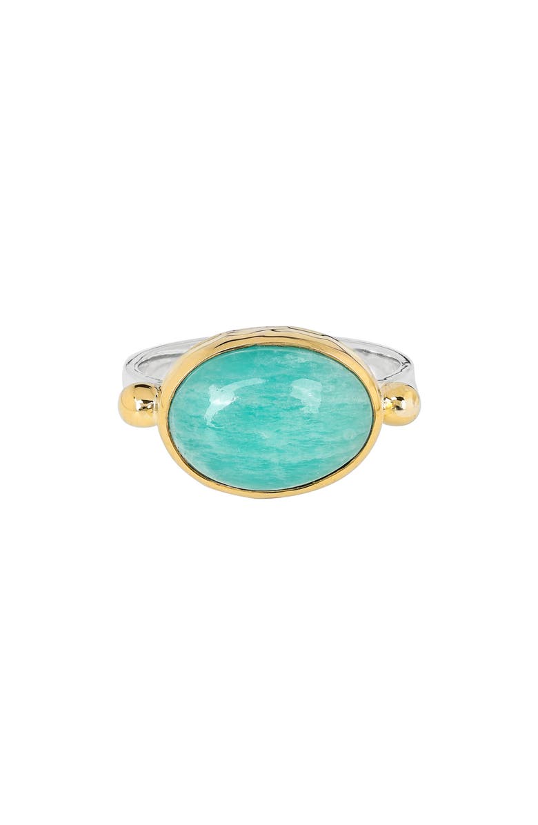 YS GEMS Amazonite Ring, Alternate, color, Blue
