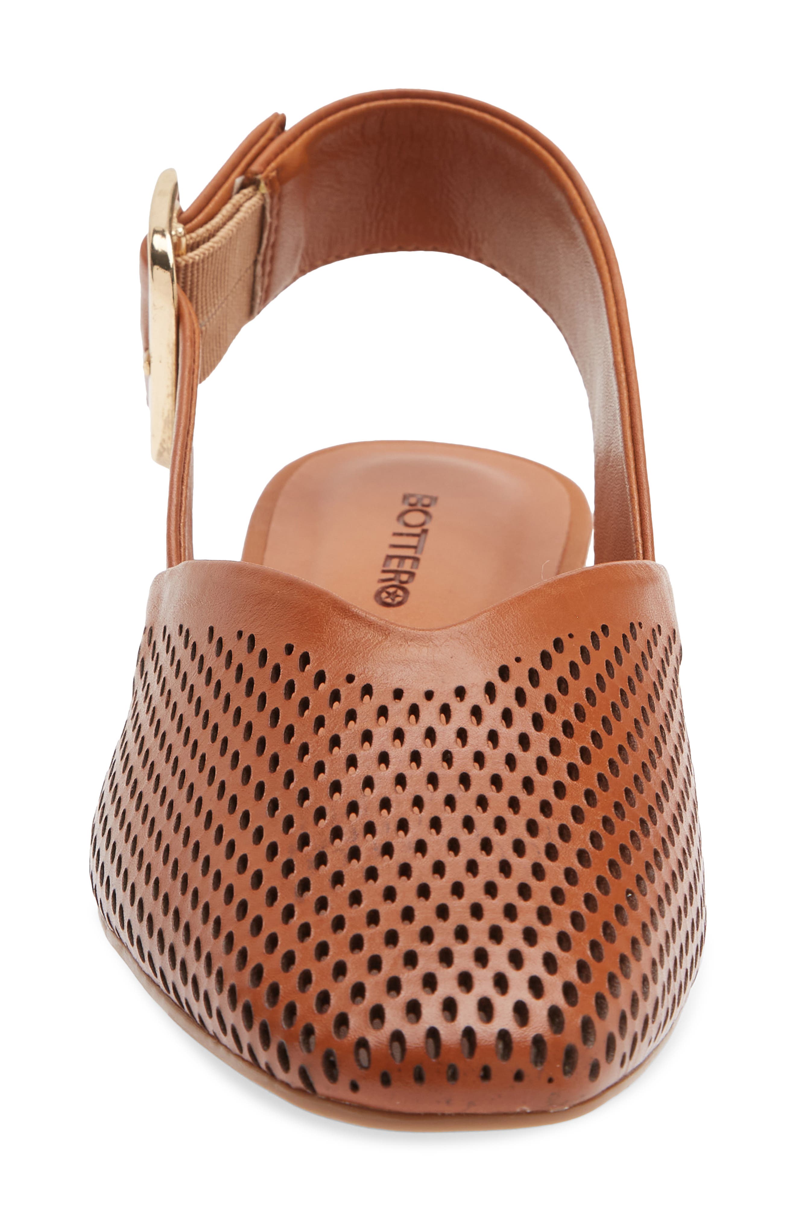 Bottero Belted Slingback Flat, Alternate, color, 