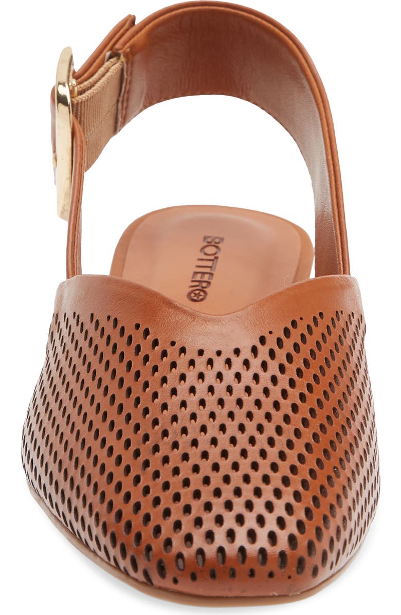 Bottero Belted Slingback Flat, Alternate, color,