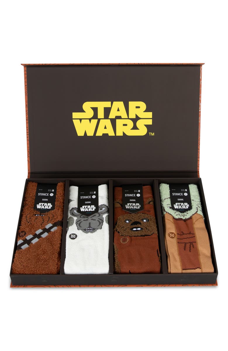 Stance Star Wars<sup>®</sup> Creature 4-Pack Assorted Crew Socks Box Set, Alternate, color, Multi