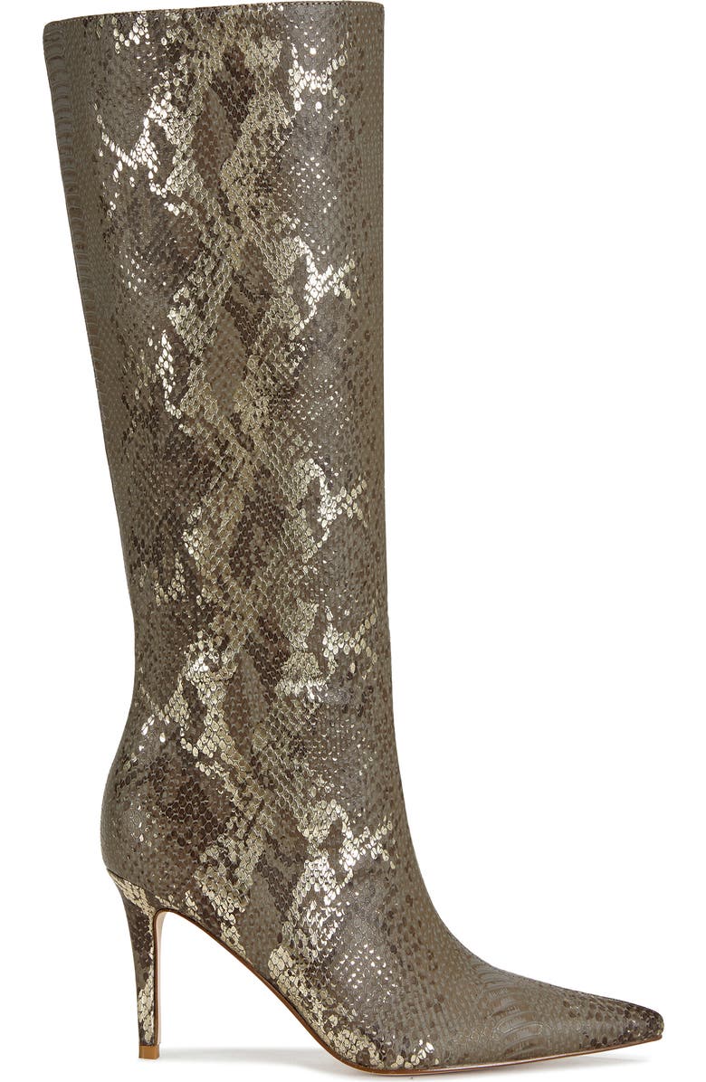 AZALEA WANG Cashy Pointed Toe Knee High Boot, Main, color,
