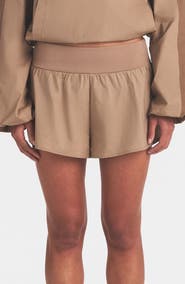 SKIMS Woven Stretch Cotton Flutter Shorts