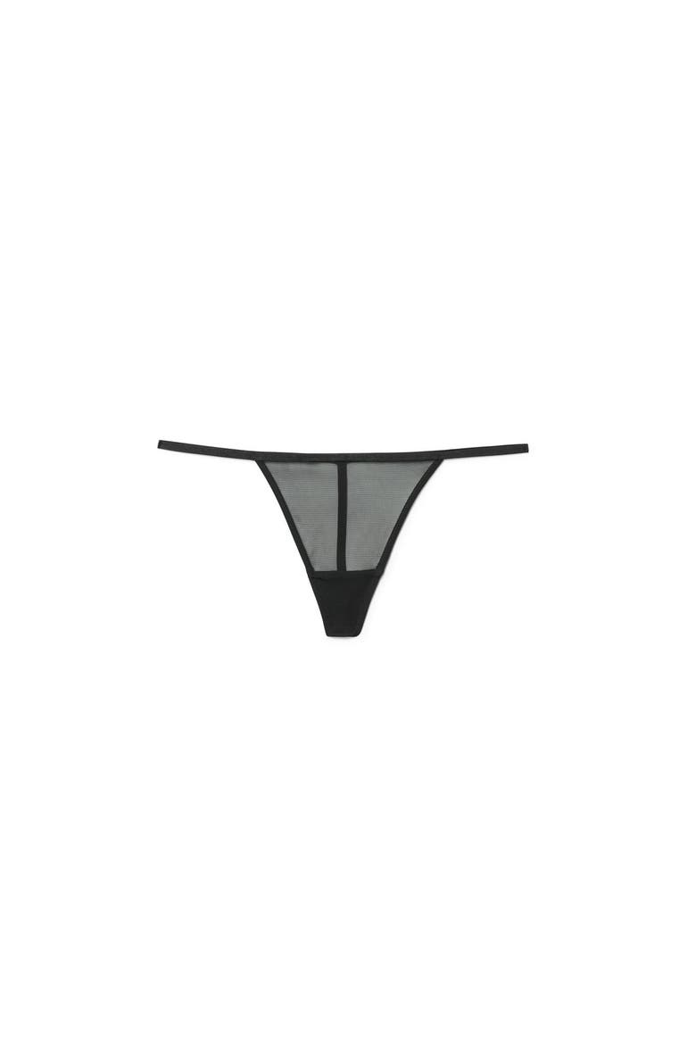 Bryce G-String Panties, Alternate, color, Black