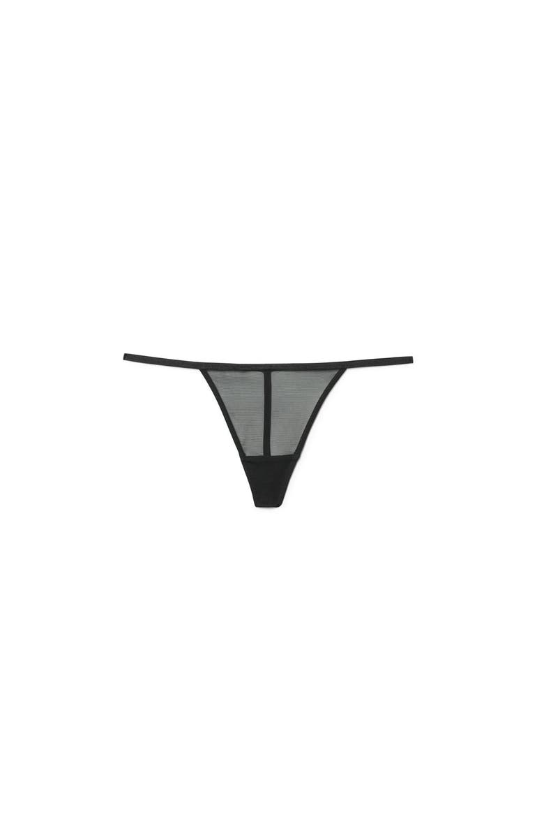 Adore Me Bryce G-String Panties, Alternate, color, Black