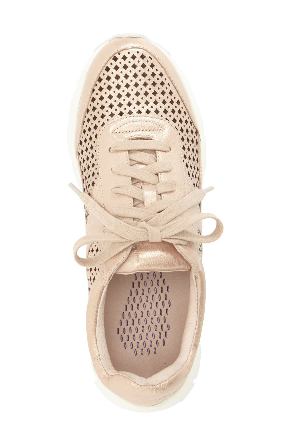 Sudini 'Tammi' Perforated Leather Sneaker, Alternate, color, 