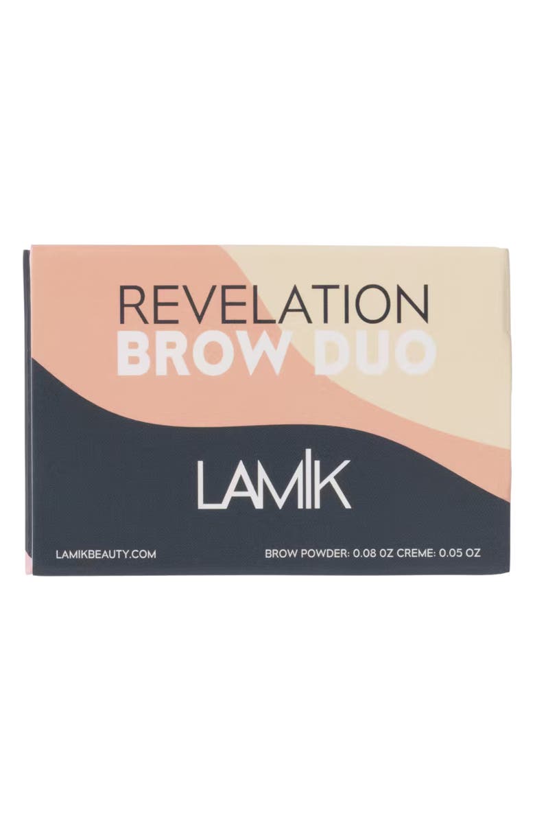 LAMIK Revelation Brow Duo, Alternate, color, Soft Black/ Elegance