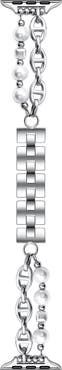 Posh Tech Luna Imitation Pearl Apple Watch® Watchband, 42mm