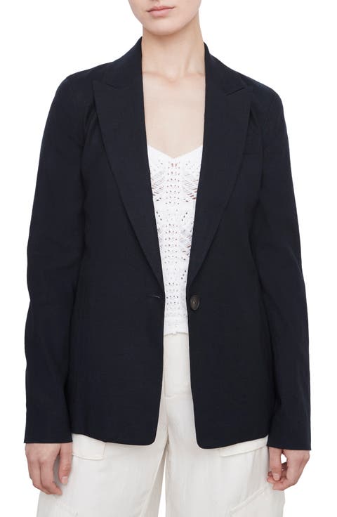 Linen Blend Blazer
