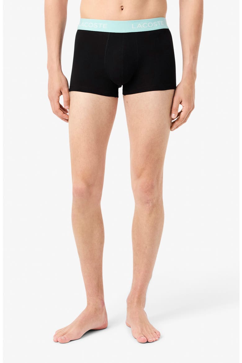 Core Essentials Stretch Cotton Boxer Briefs, Alternate, color, BLACK/ LEDGE-RESEDA-PASTIL