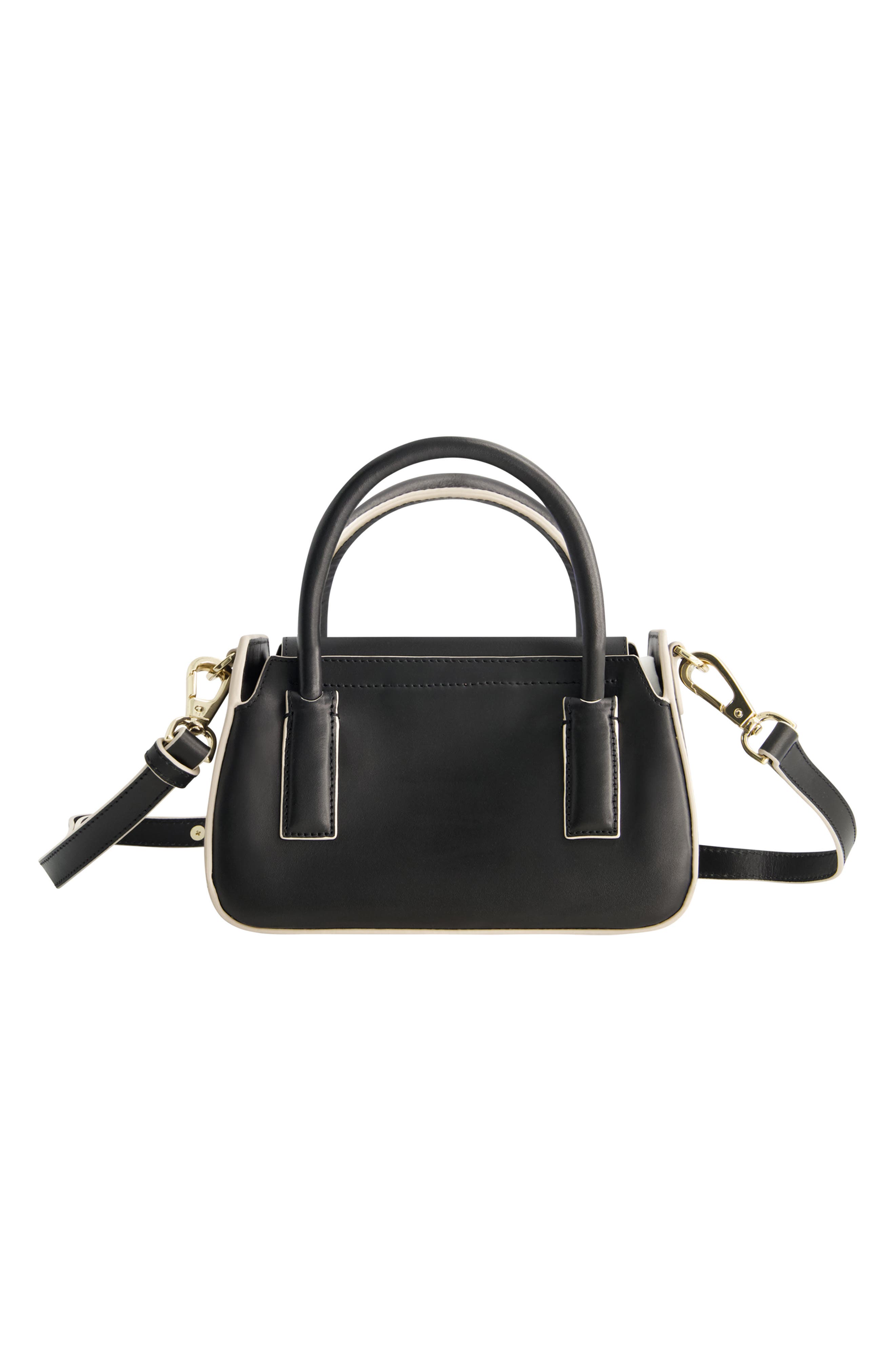 Structured Mini Tote, Alternate, color, BLACK