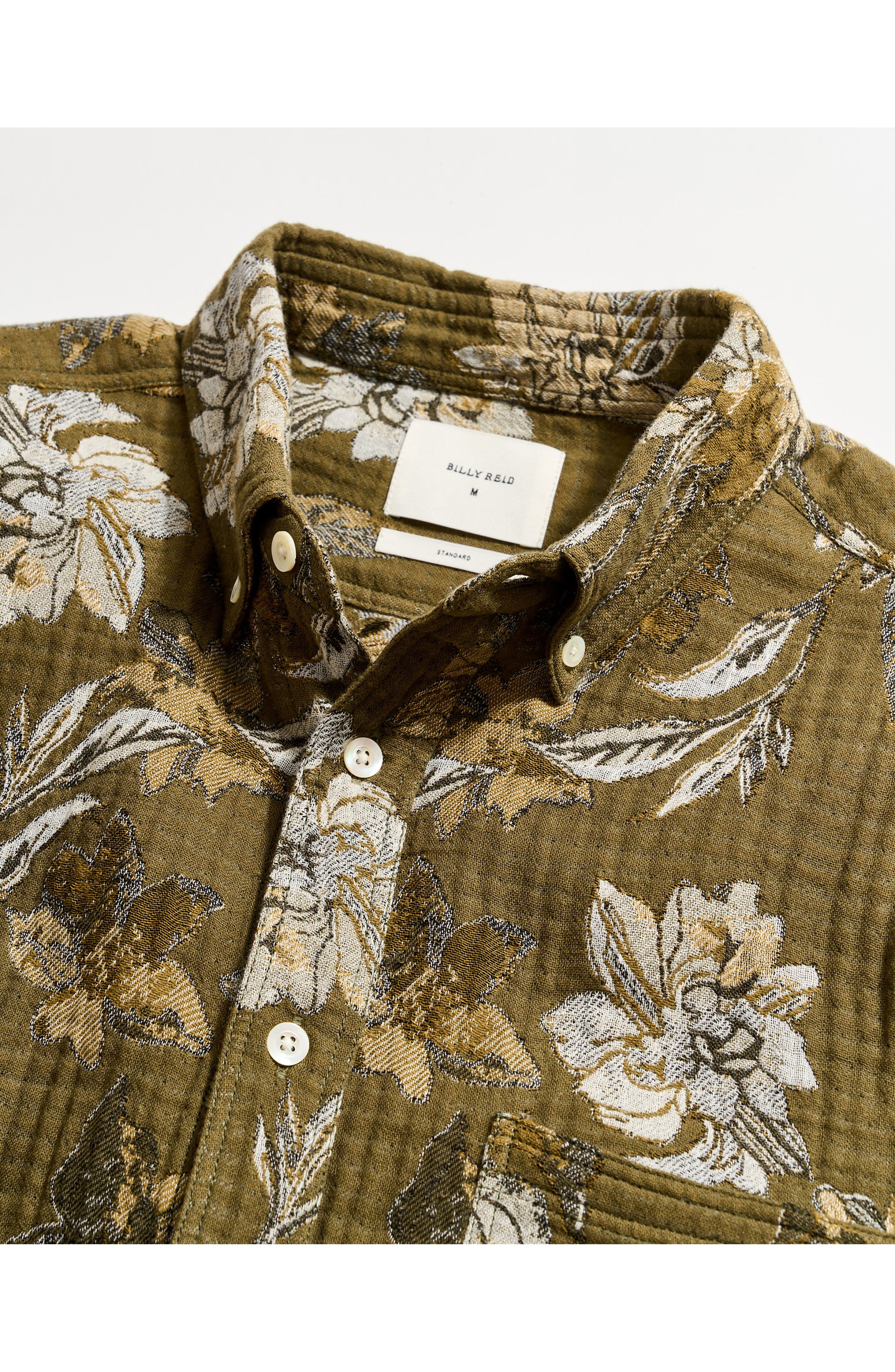 Tuscumbia Peony Jacquard Button-Down Shirt - image 2