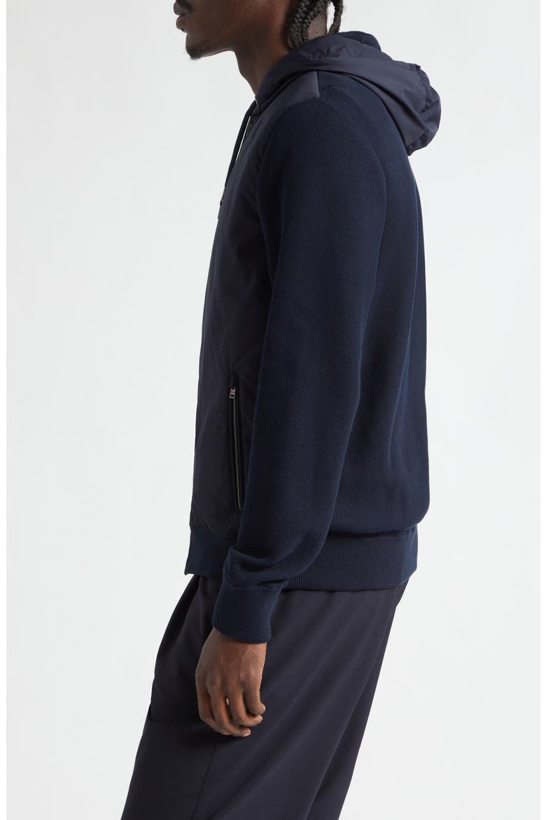 Hybrid Hooded Jacket, Alternate, color, 9201 NAVY