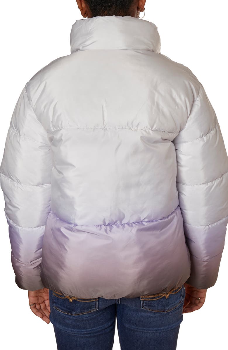 Nicole Miller Ombré Puffer Jacket, Alternate, color,