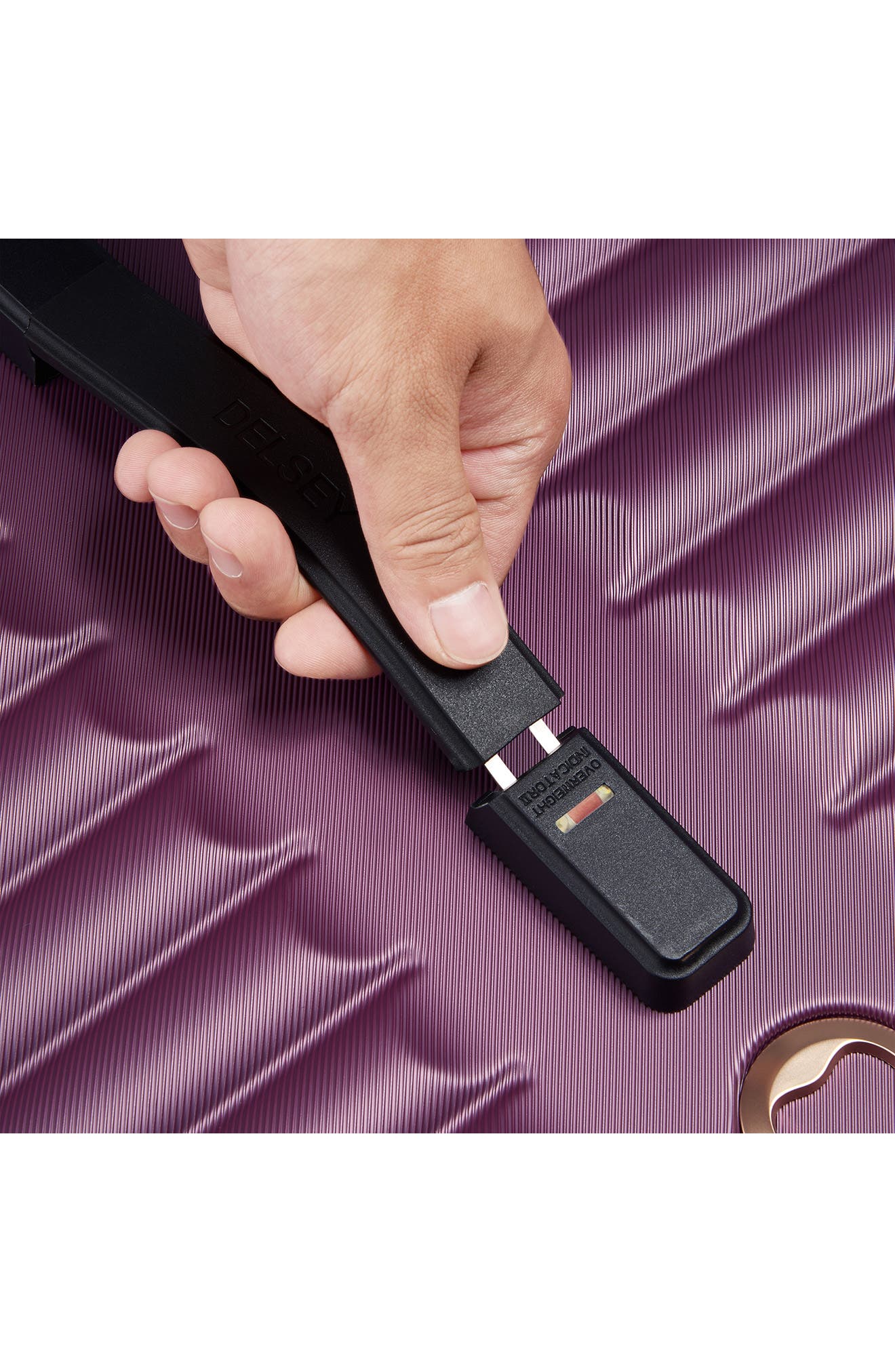 DELSEY Cruise 3.0 26-Inch Hardside Trunk Spinner Luggage, Alternate, color, Plum